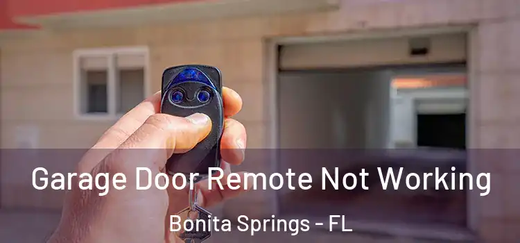  Garage Door Remote Not Working Bonita Springs - FL